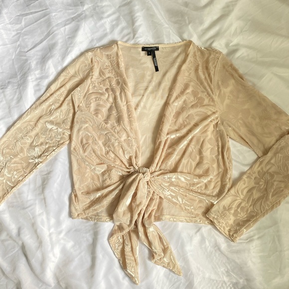 Dynamite velvety tie top - Picture 2 of 4